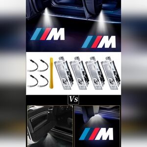 4 new BMW M series Car door projector ghost courtesy logo Lights
